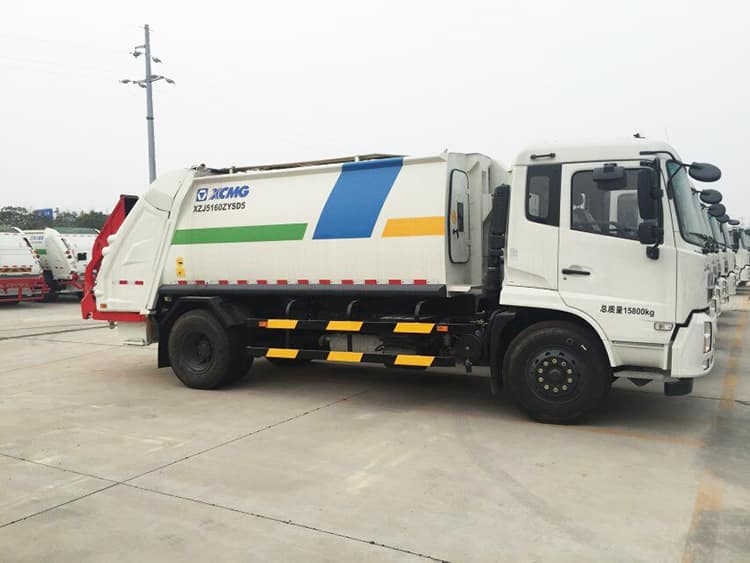 XCMG 8 ton 12.5cbm compressed garbage truck XZJ5160ZYSD5 collection and transfer equipment price